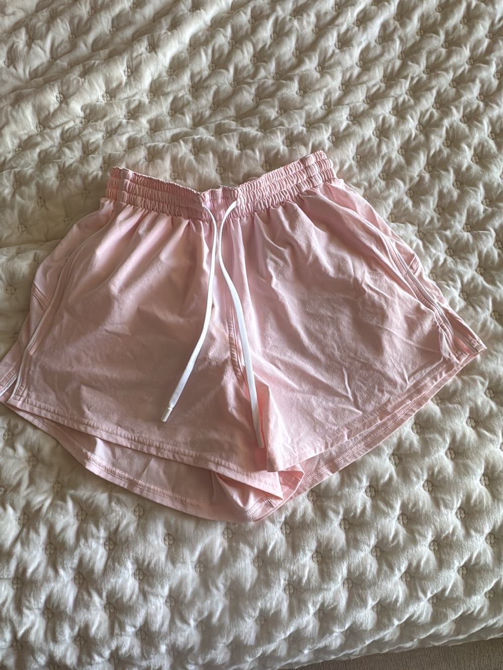 lululemon athletica Light Pink Women's Athletic Drawstring Shorts